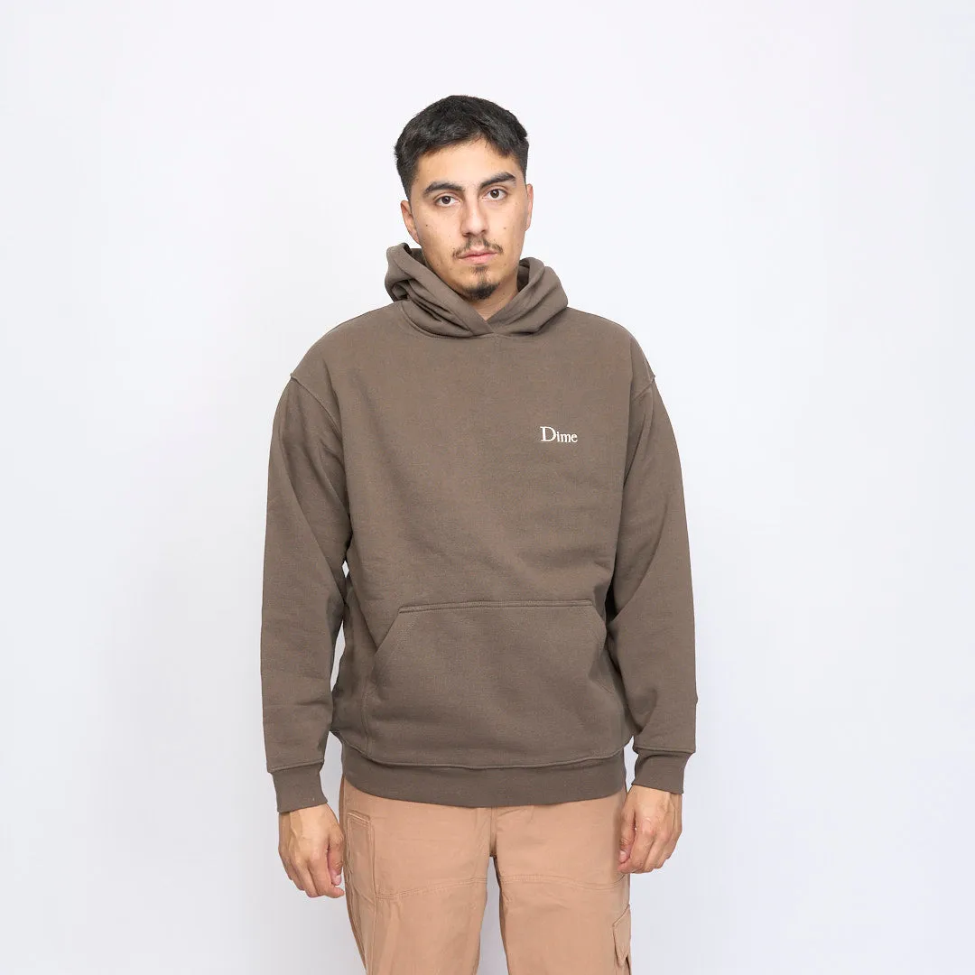 Dime MTL - Dime Classic Small Logo Hoodie (Driftwood)