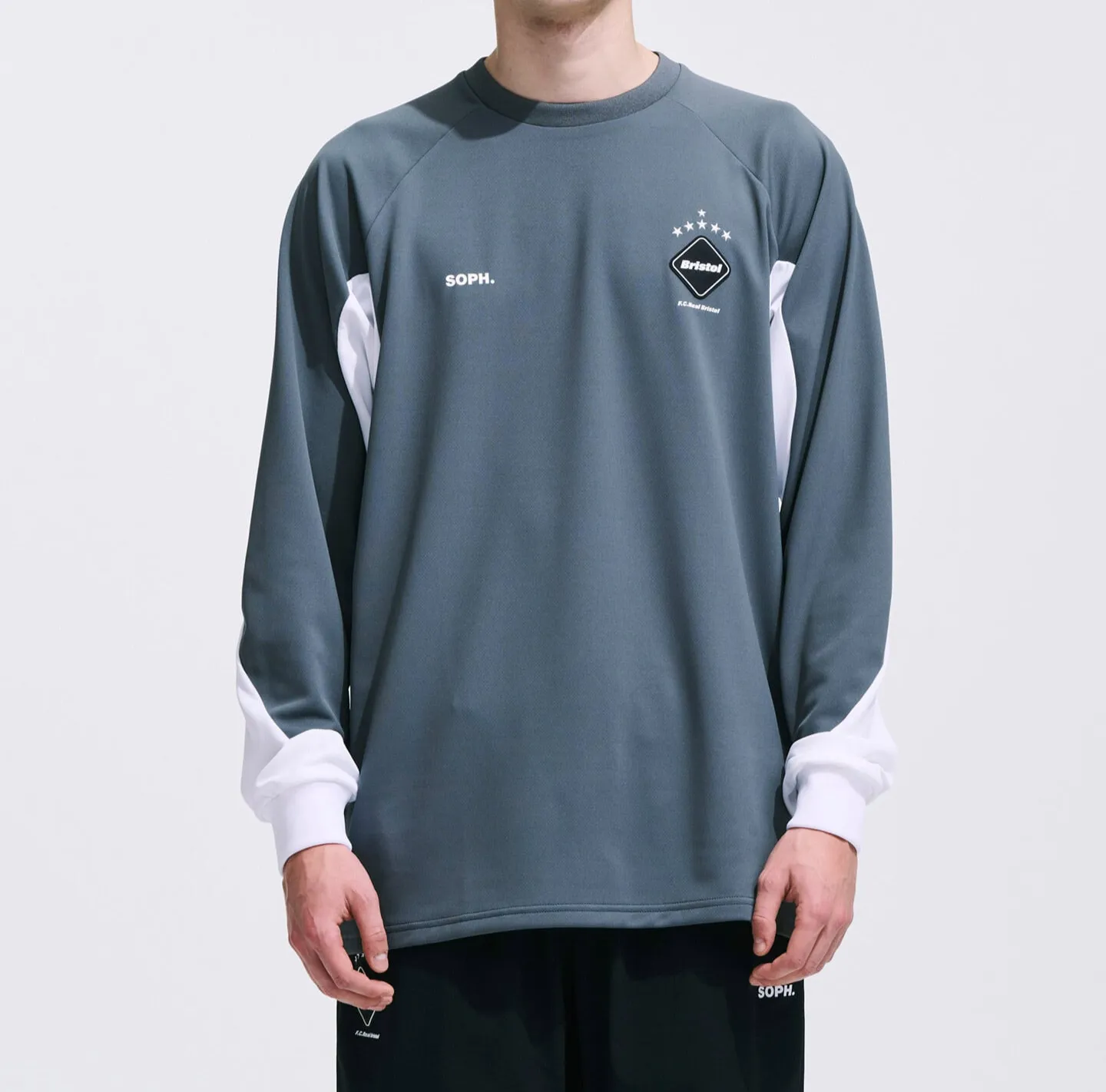 F.C.Real Bristol  |Crew Neck Pullovers Street Style Long Sleeves Plain