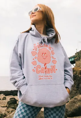 Feeling Candy Women's Staycation Slogan Hoodie