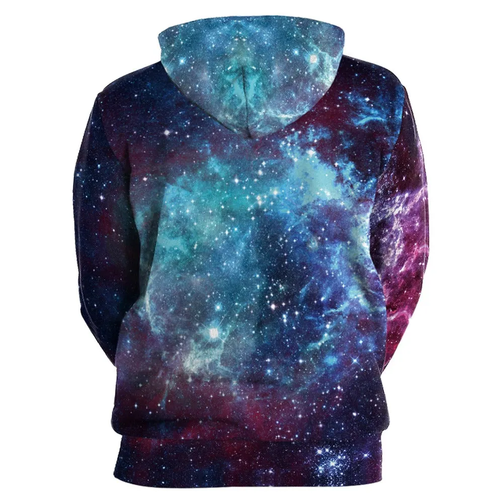 Galaxy 3D Print Hoodie For Women