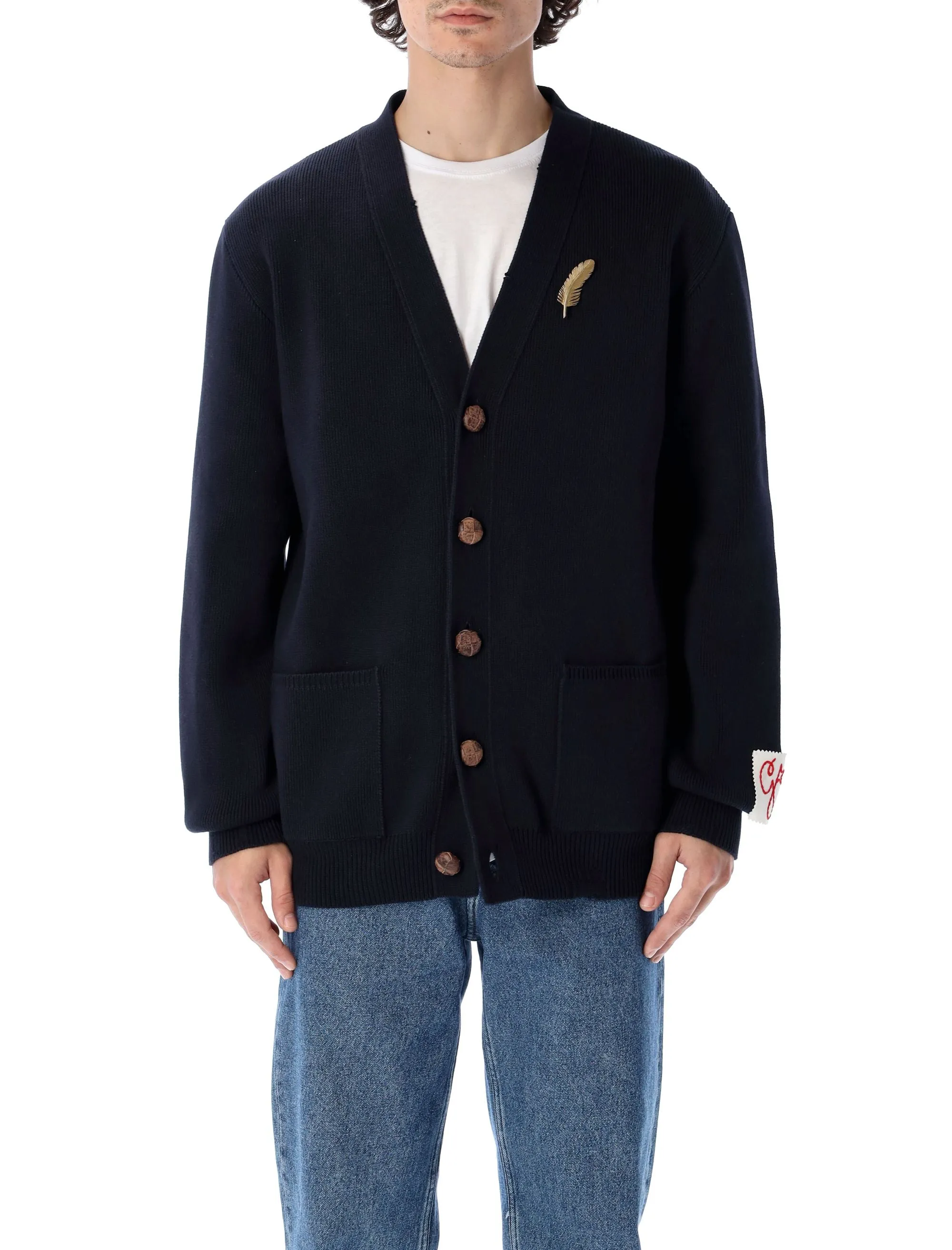 Golden Goose Deluxe Brand Feather Cardigan