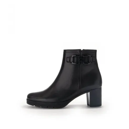 Heeled Ankle Boot with Trim Detail - Esses 32.072