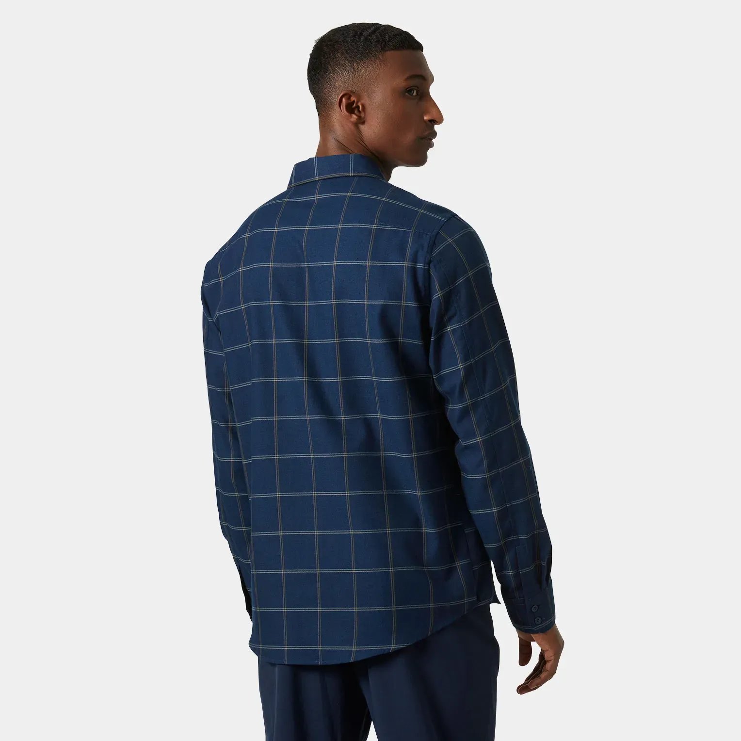 Helly Hansen Men's Aker Flannel Ls Shirt Ocean | Buy Helly Hansen Men's Aker Flannel Ls Shirt Ocean here | Outnorth