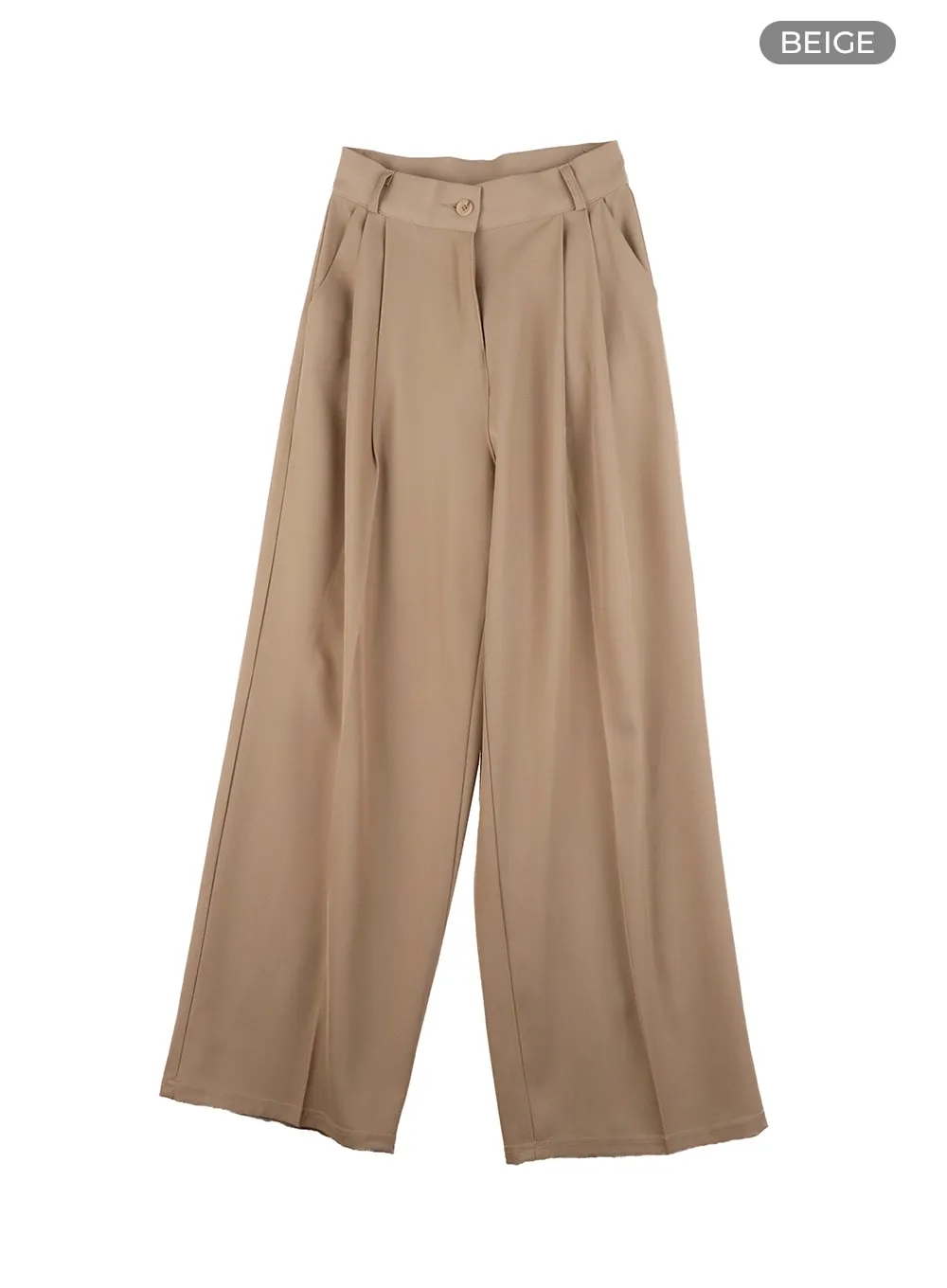 High-Waist Wide Fit Trousers OA415