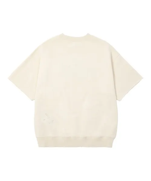 HUF  |Crew Neck Pullovers Unisex Street Style Plain Cotton