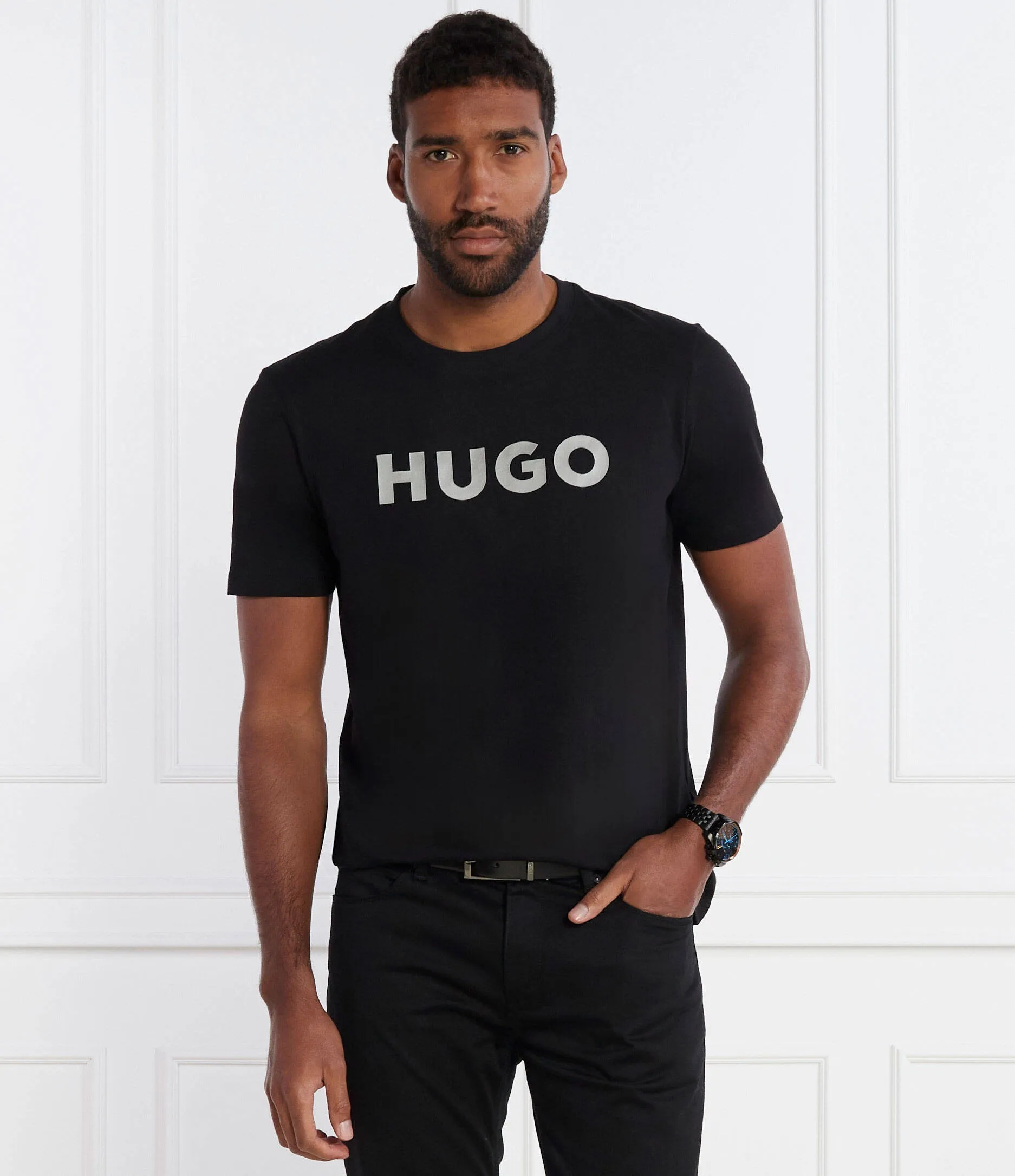 Hugo Boss  |Crew Neck Pullovers Unisex Street Style Plain Cotton