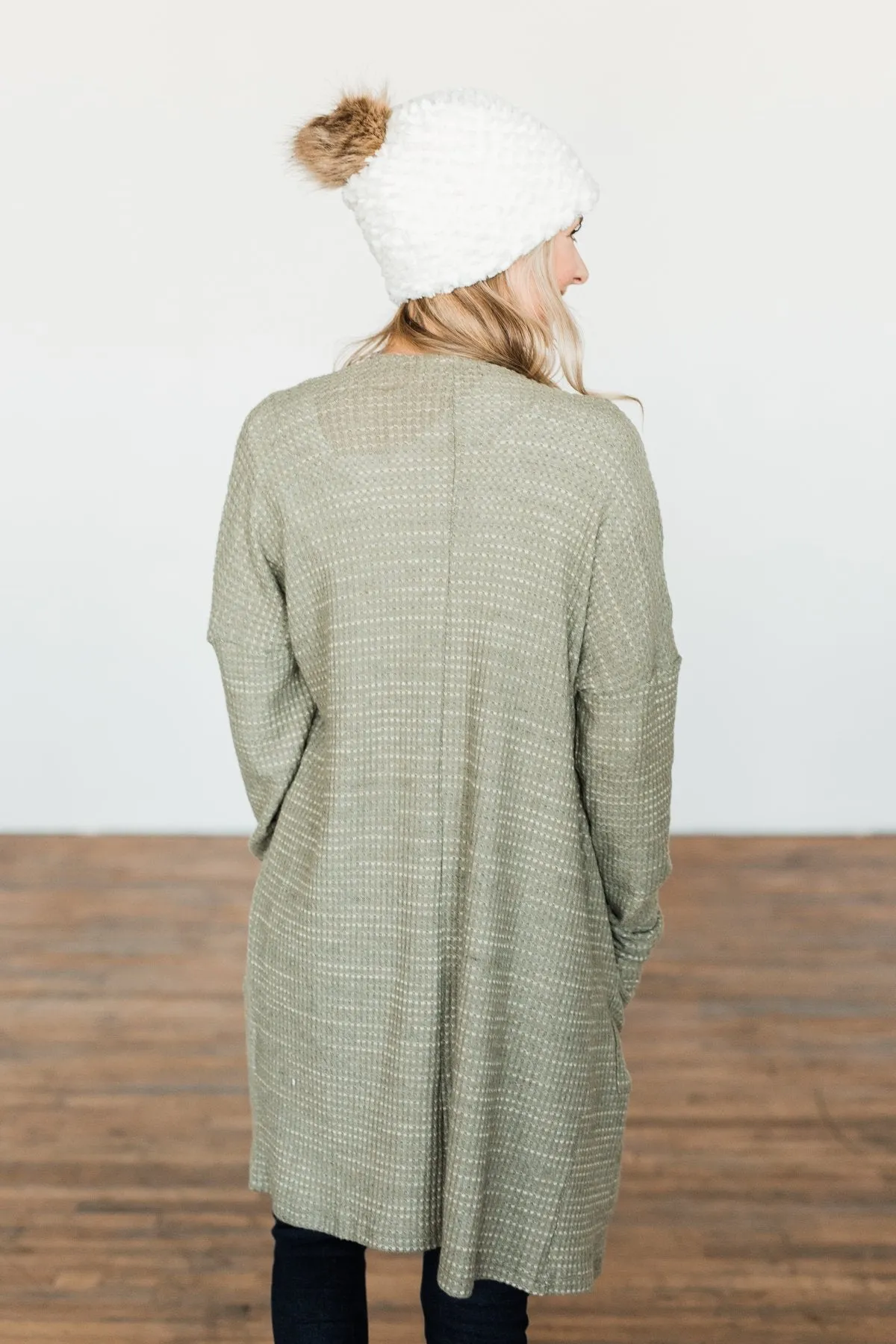 Into The Stars Lightweight Cardigan- Sage