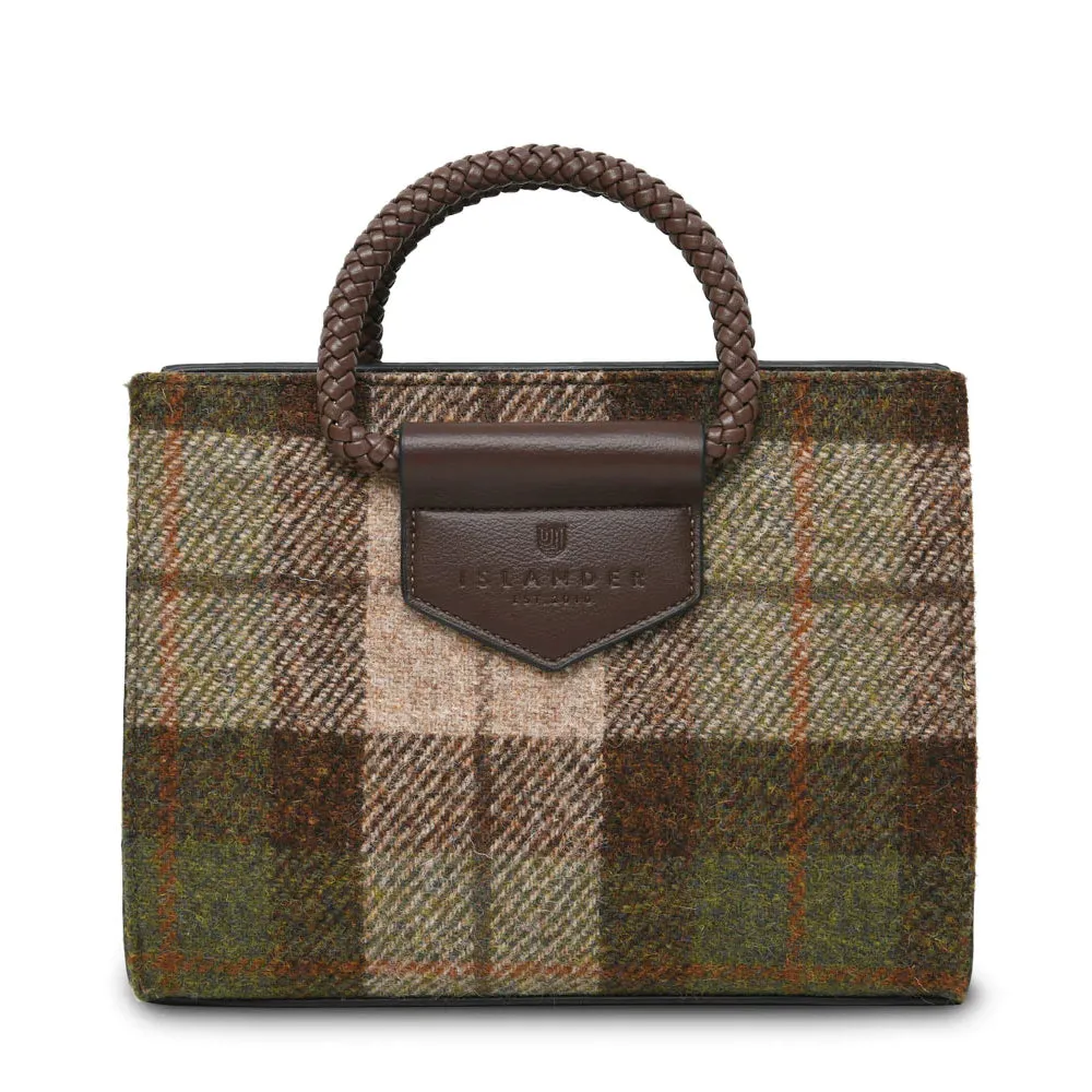 Islander The Arran Tote with Harris Tweed