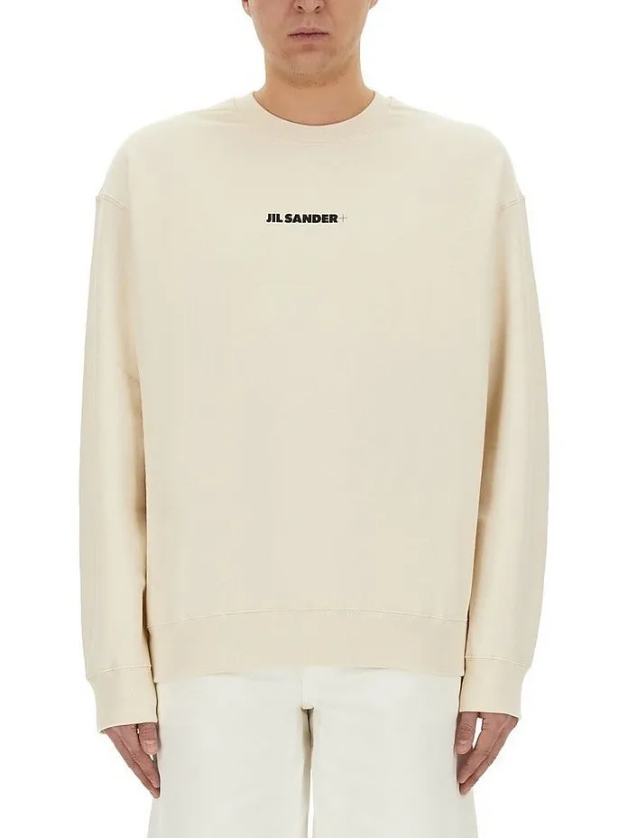 Jil Sander  |Crew Neck Pullovers Unisex Blended Fabrics Long Sleeves