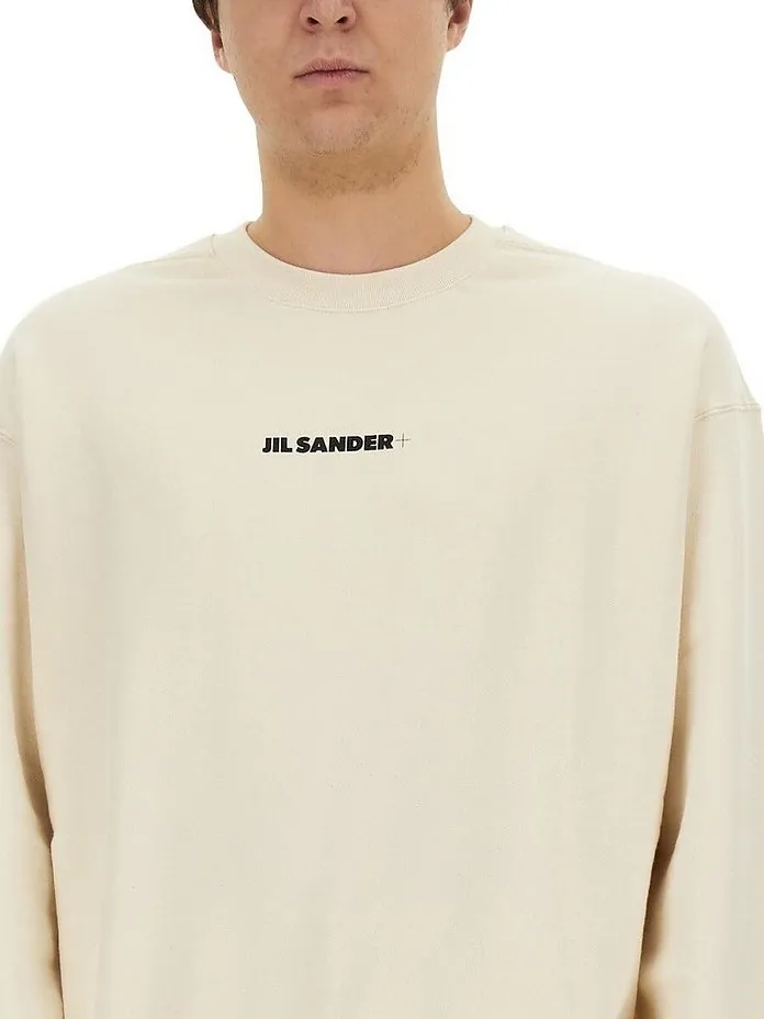 Jil Sander  |Crew Neck Pullovers Unisex Blended Fabrics Long Sleeves