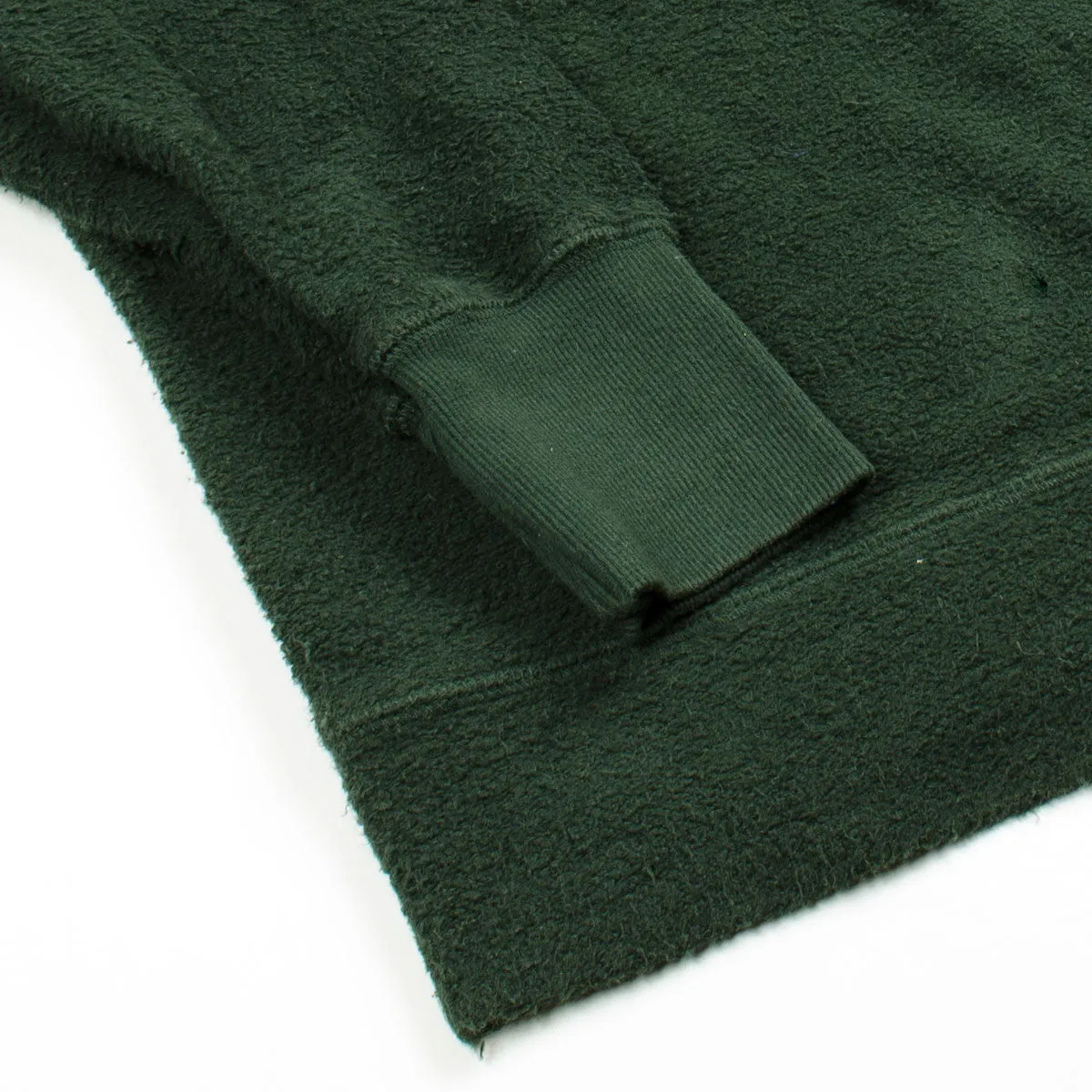 Jungmaven - Reverse Sherpa Sweatshirt - Forest Green