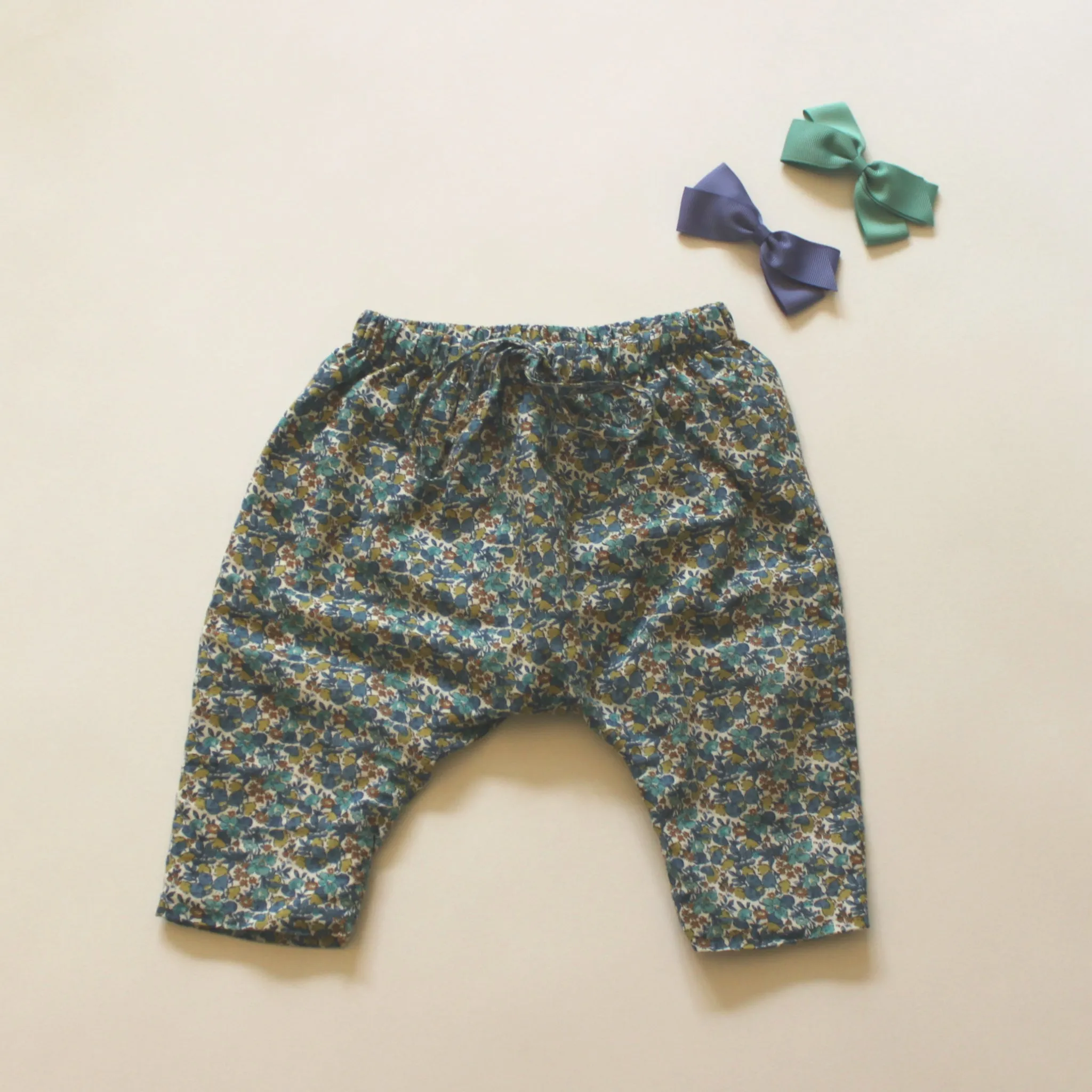 La Coqueta Floral Print Baby Trousers