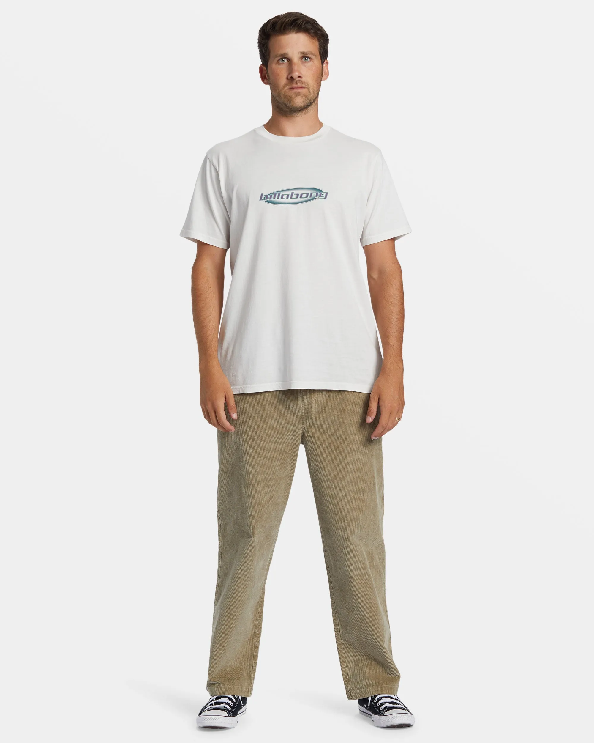 Larry Elastic Waist Corduroy Pants - Dune