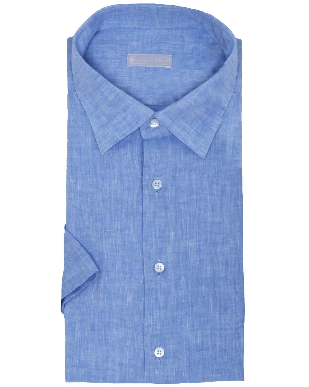 Light Blue Short Sleeve Sportshirt