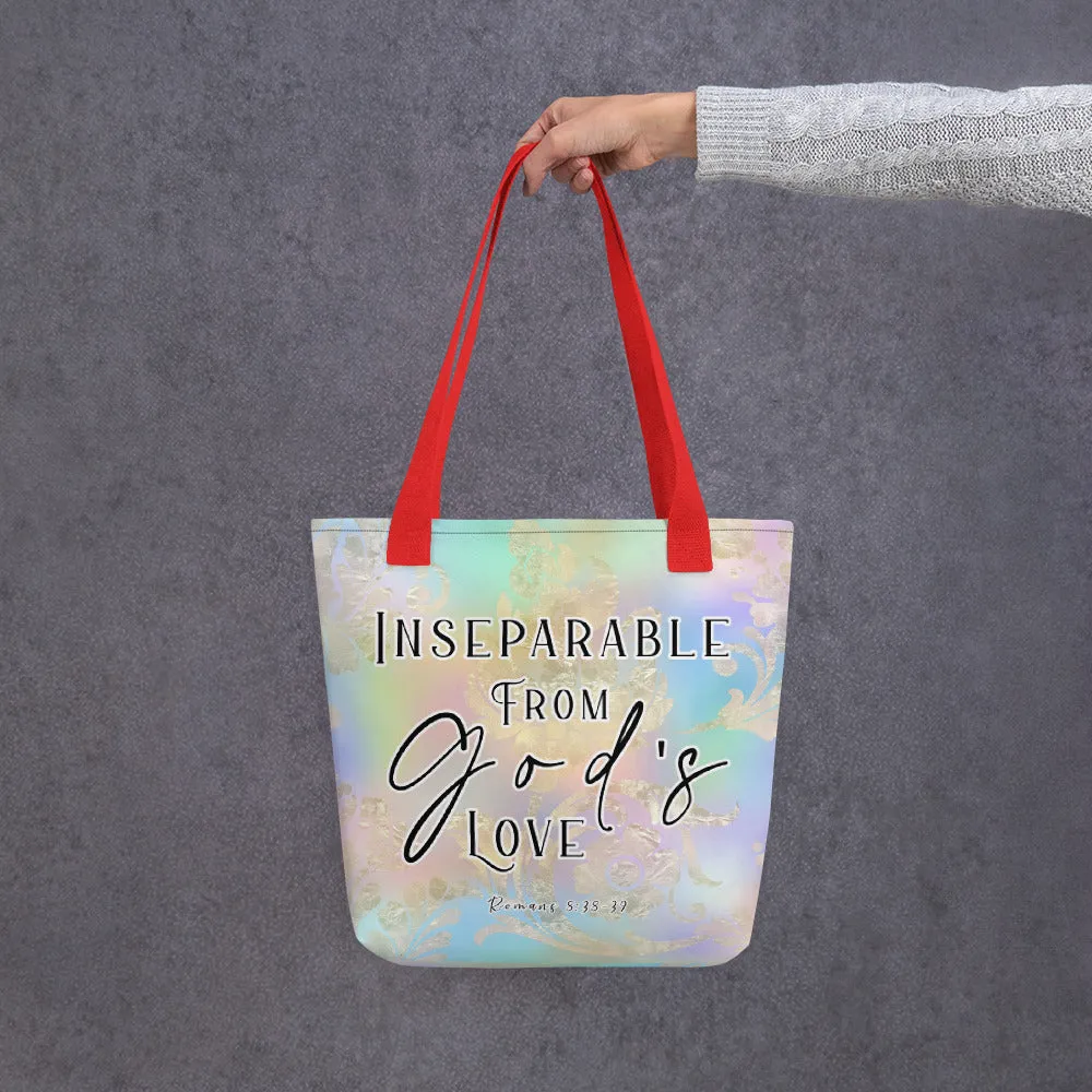 Limited Edition Premium Tote Bag - Inseparable From God's Love (Design: Golden Spring)