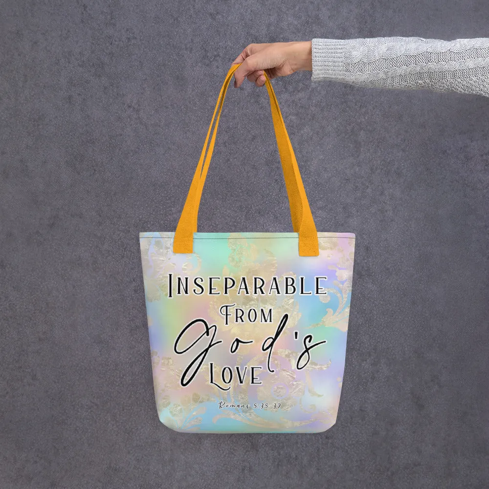 Limited Edition Premium Tote Bag - Inseparable From God's Love (Design: Golden Spring)