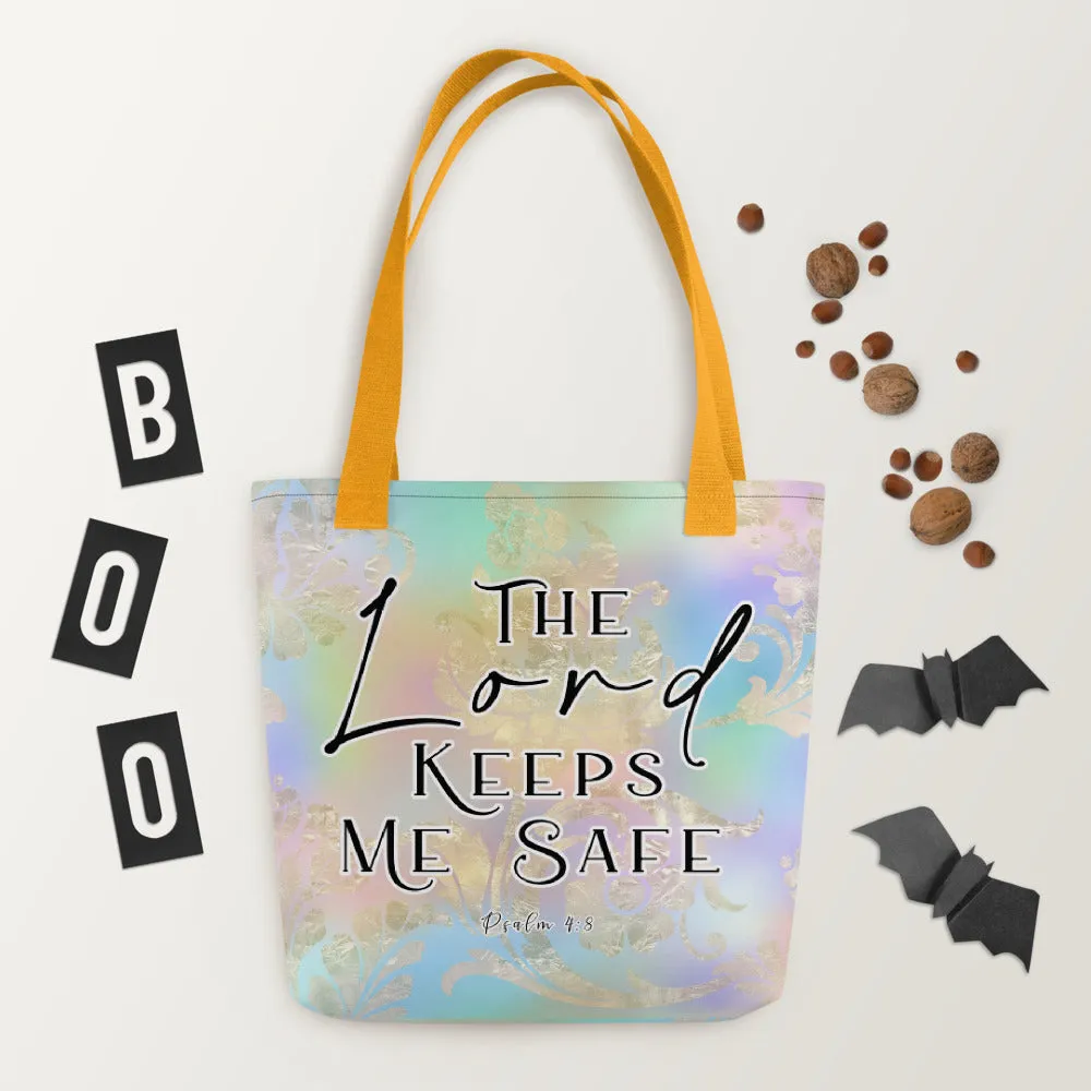 Limited Edition Premium Tote Bag - The Lord Keeps Me Safe (Design: Golden Spring)