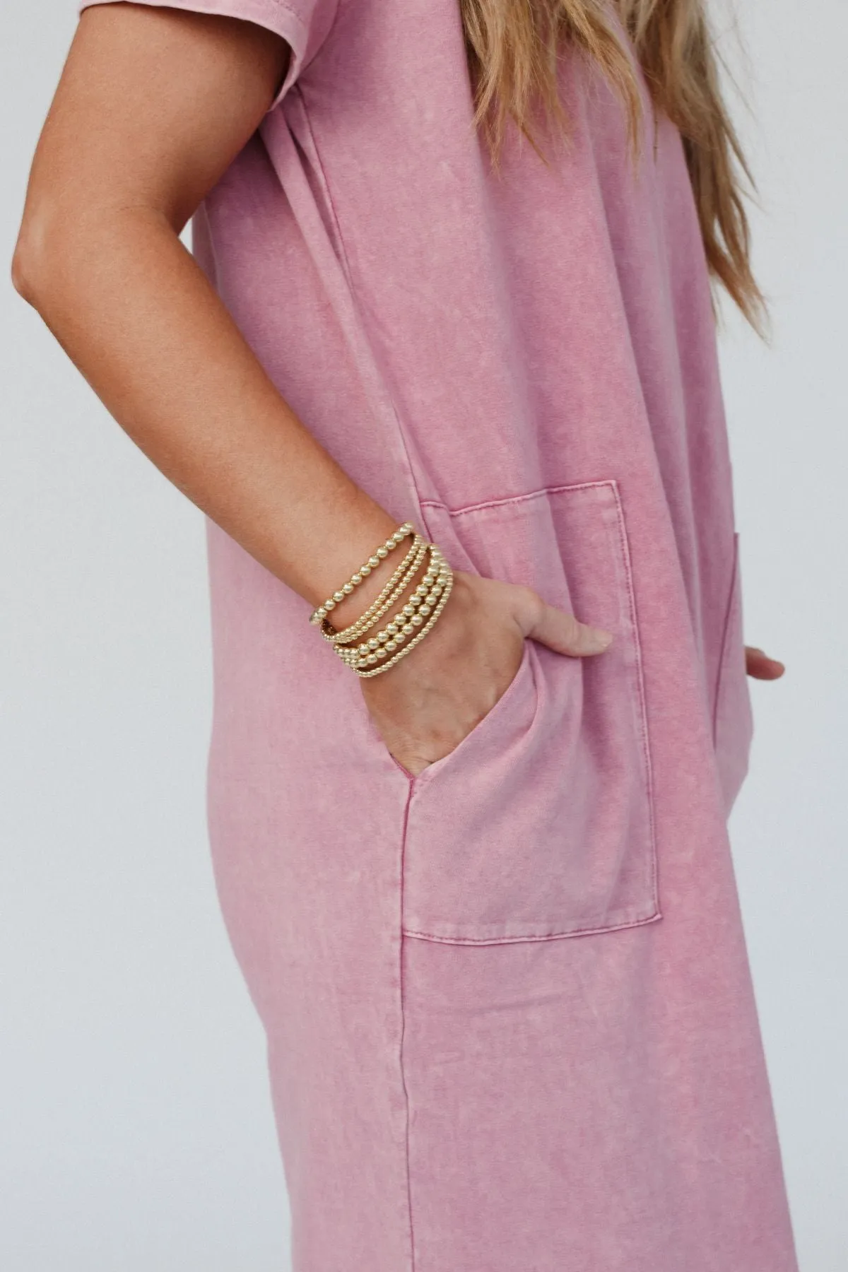 Long Weekend Maxi Tee Dress - Mauve