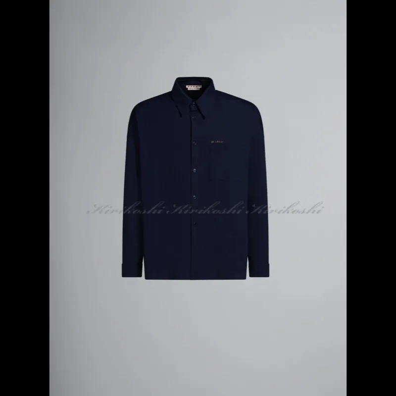 MARNI  |Street Style Long Sleeves Plain Cotton Designers Shirts