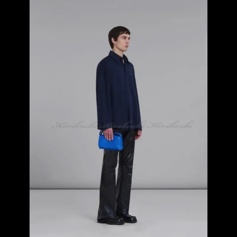 MARNI  |Street Style Long Sleeves Plain Cotton Designers Shirts