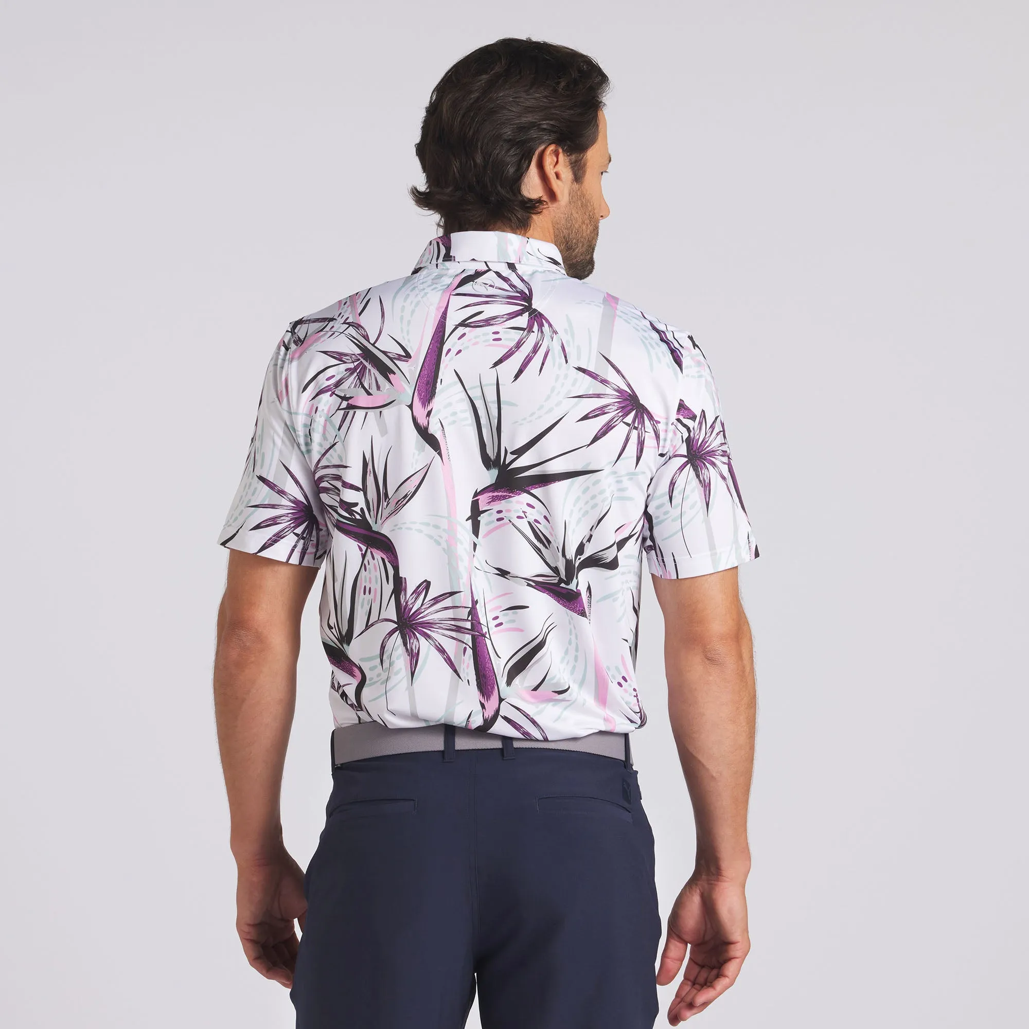 MATTR Birds of Paradise Golf Polo