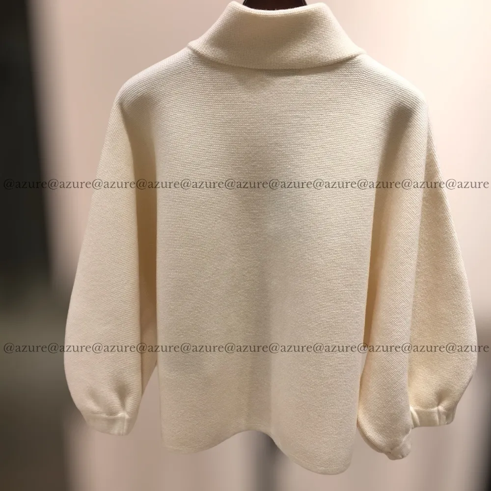 MaxMara  |Casual Style Wool Street Style Long Sleeves Plain