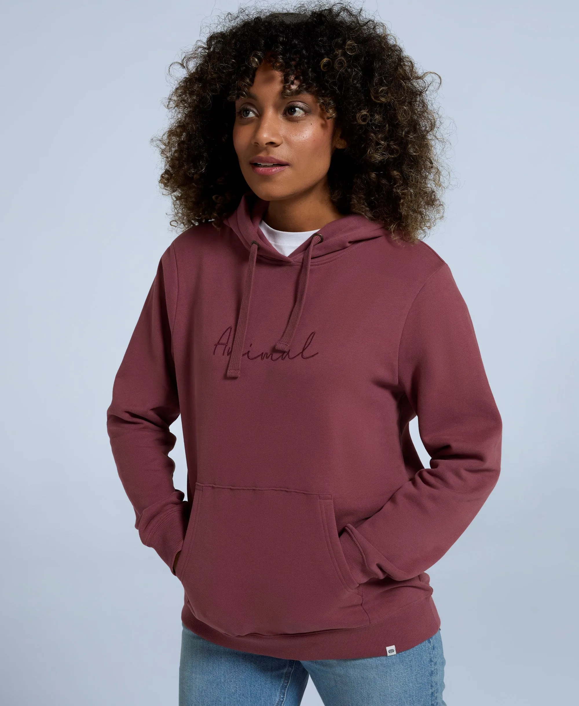 Maya Womens Hoodie - Burgundy