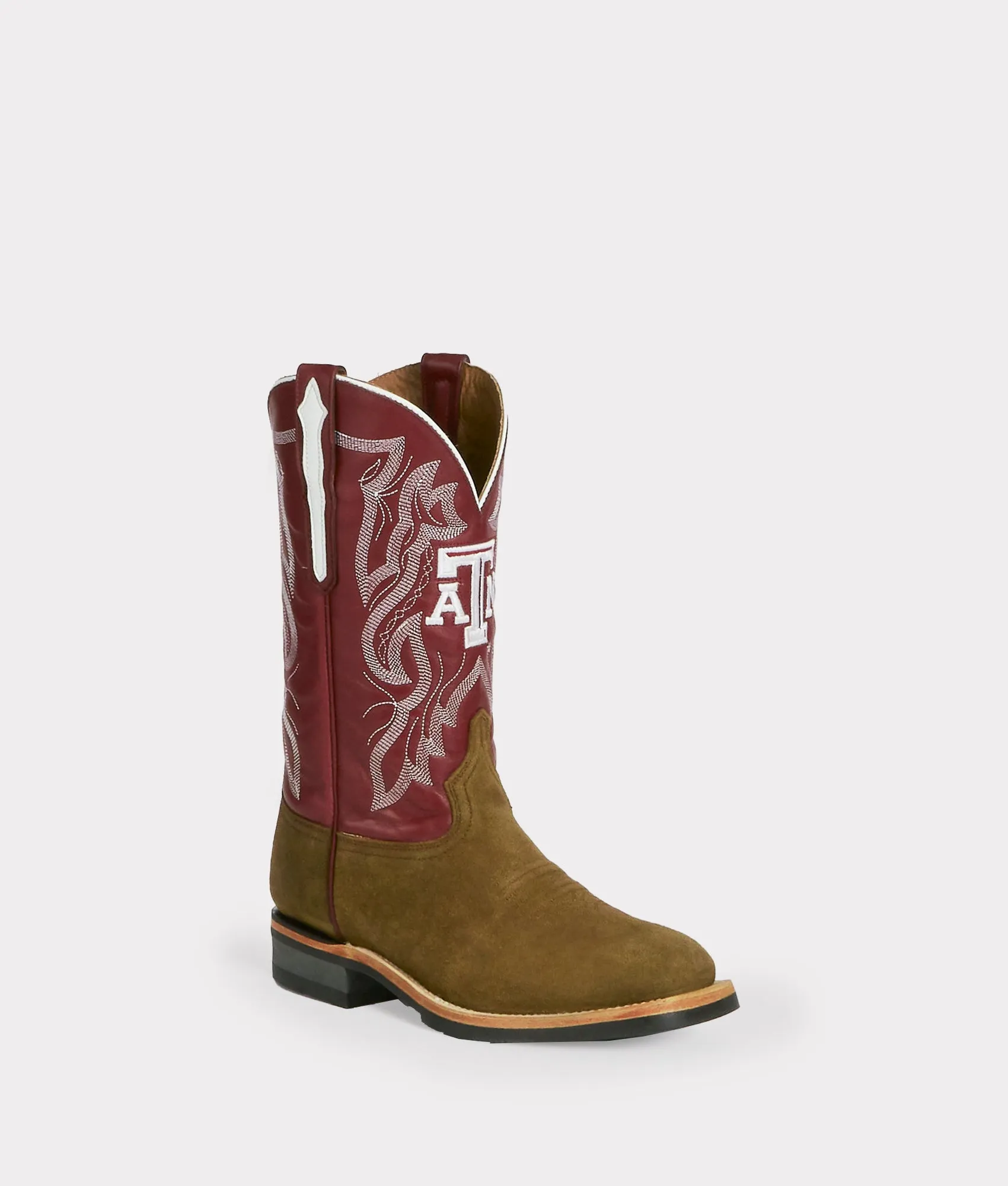 Men's A&M Horseman Barn Boot :: Olive