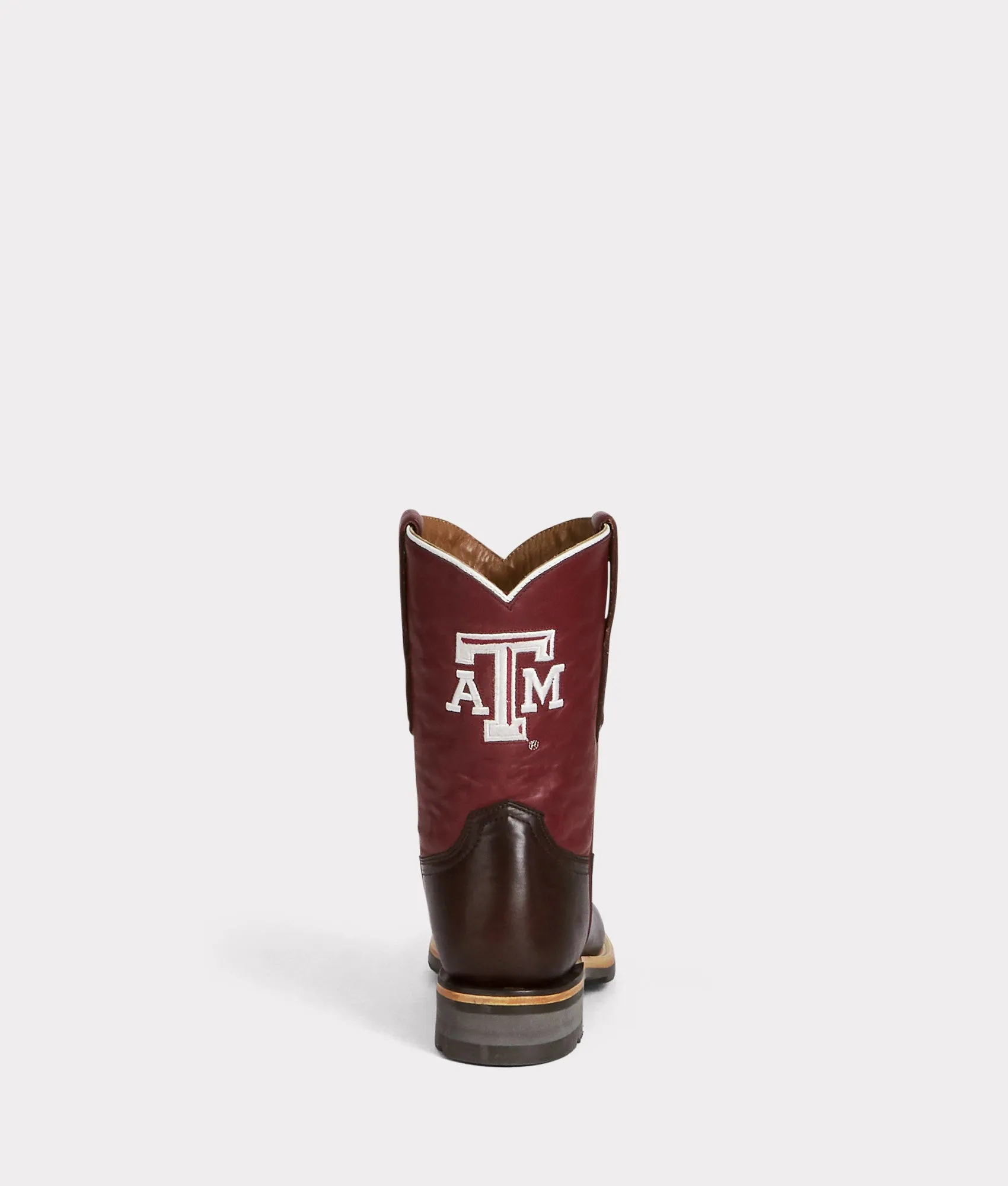 Men's A&M Roper Barn Boot :: Chocolate