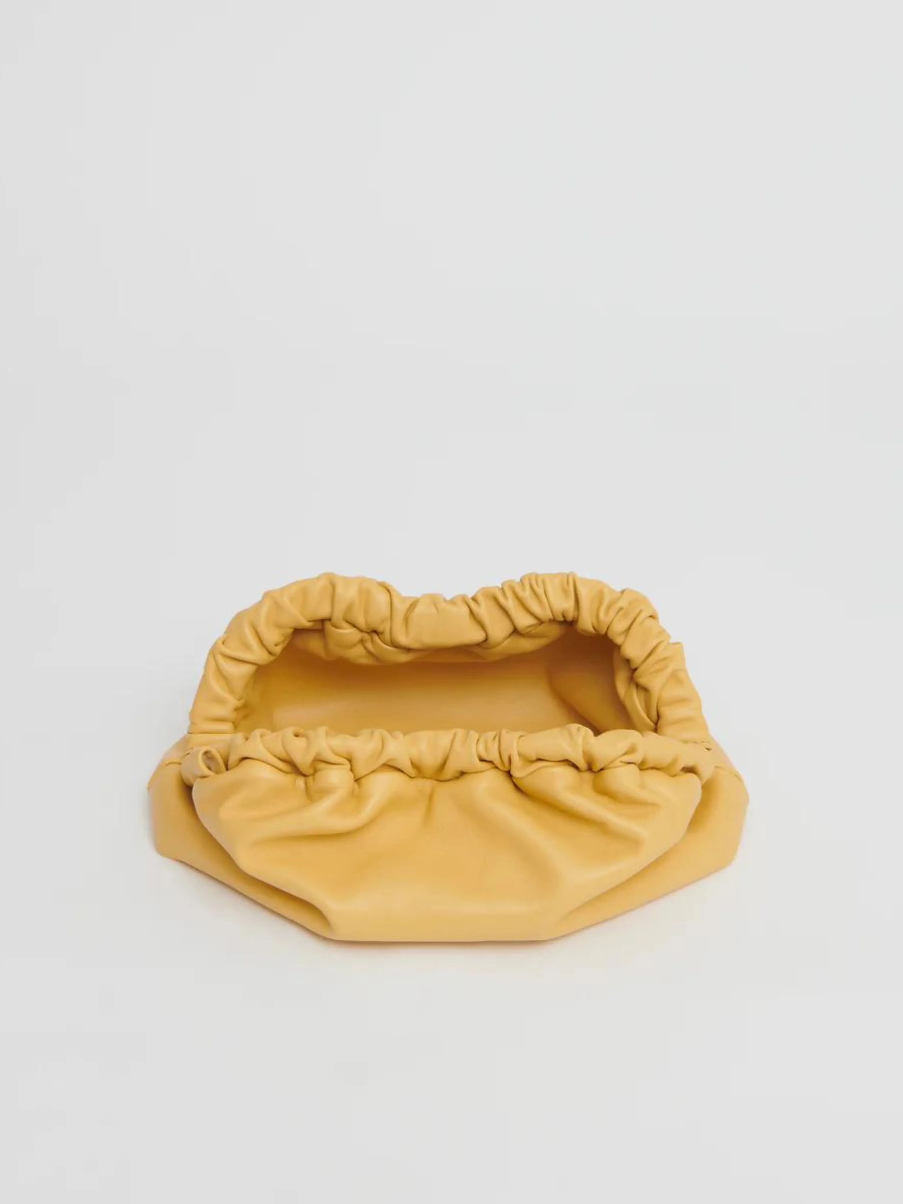 Mini Cloud Clutch in Yellow