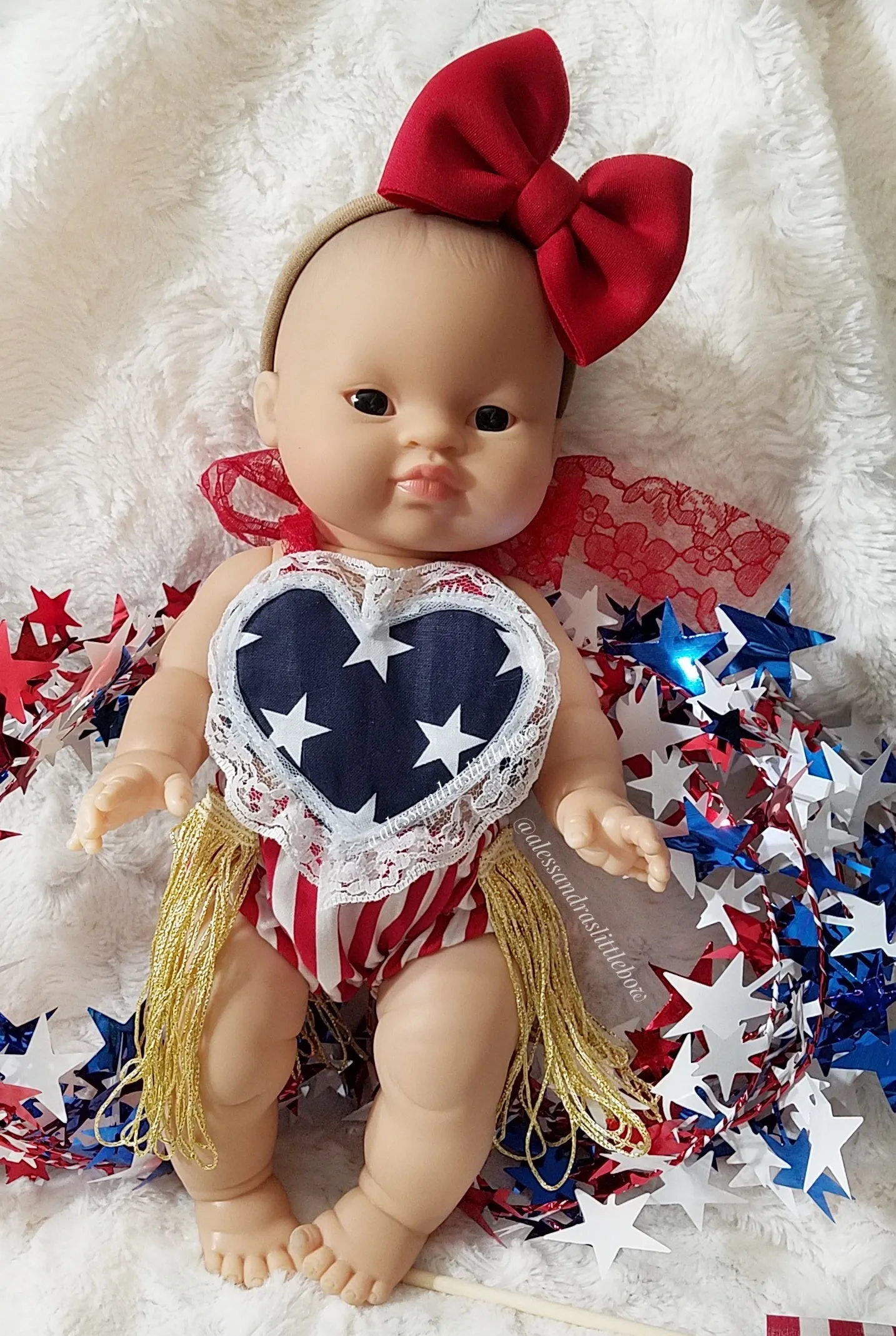 Minikane Liberty Heart Romper