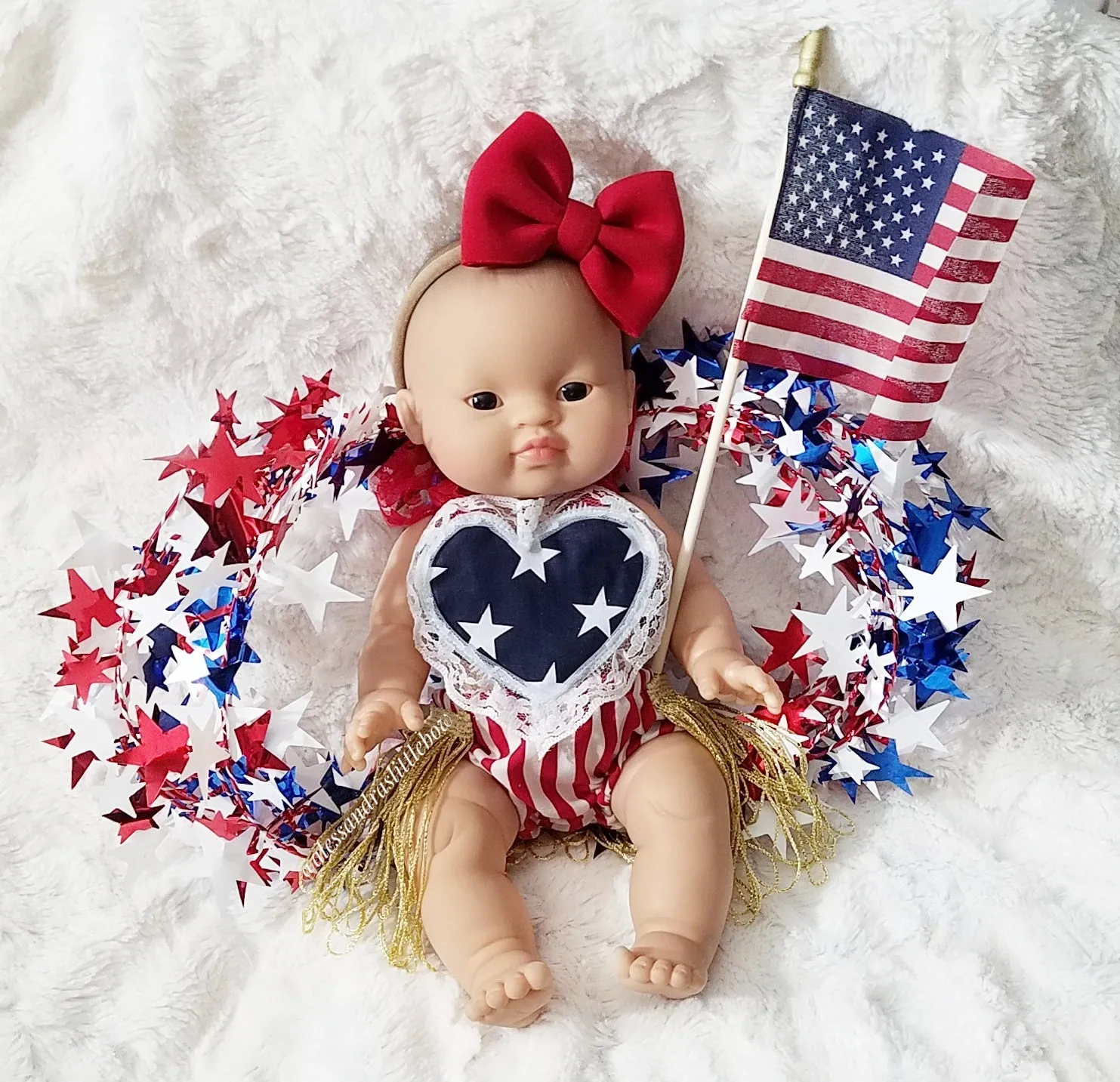 Minikane Liberty Heart Romper