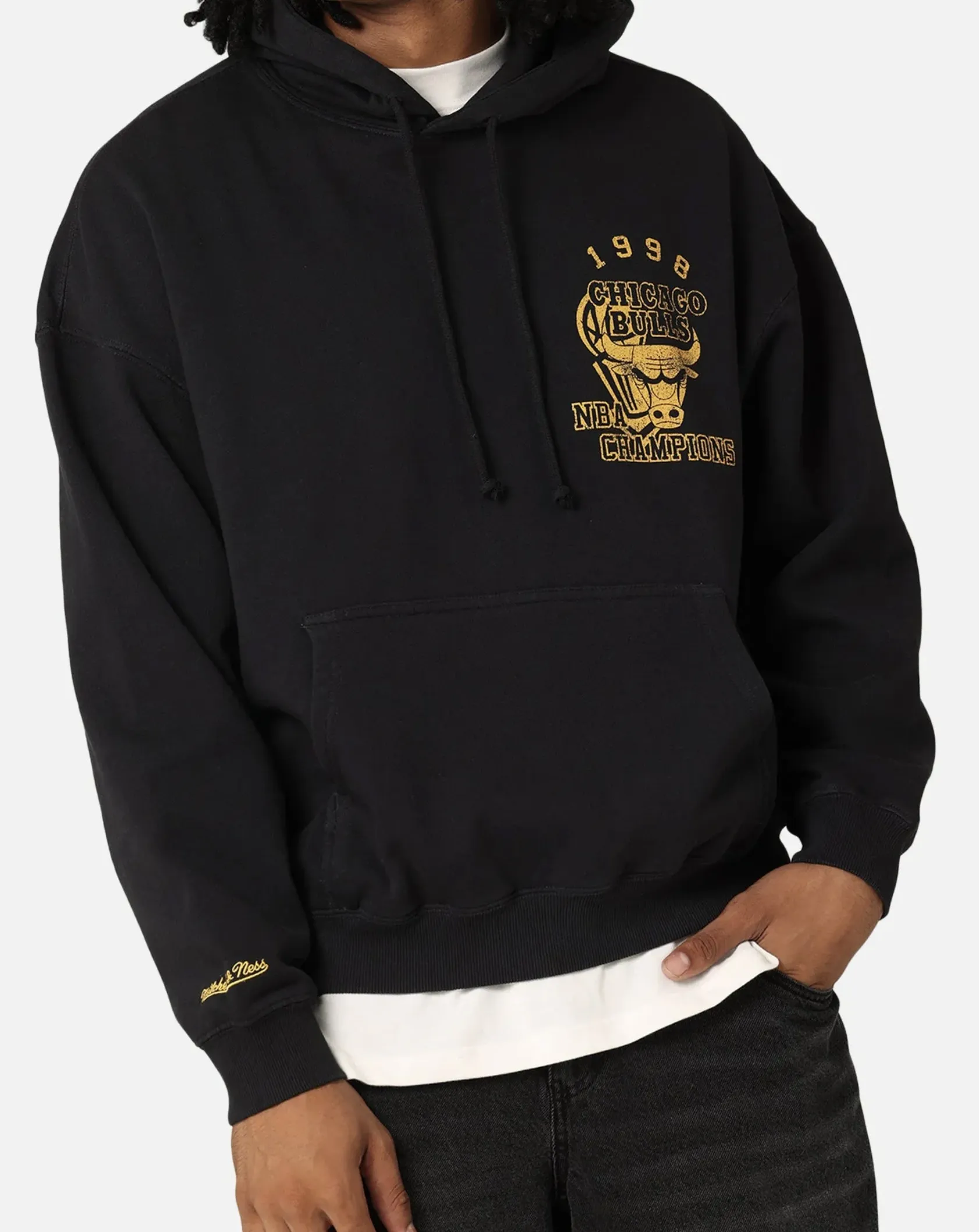 Mitchell&Ness  |Pullovers Street Style Long Sleeves Logo Skater Style