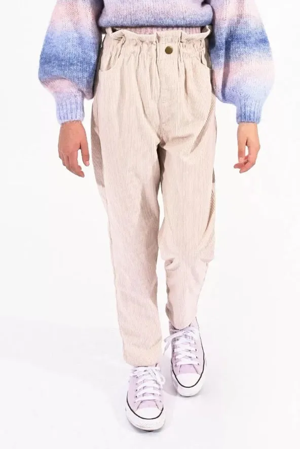 Molly Bracken Paper Bag Corduroy Pants