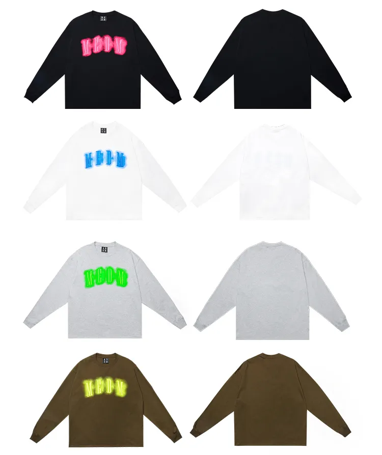 MR. ENJOY DA MONEY  |Crew Neck Unisex Sweat Street Style Long Sleeves Cotton