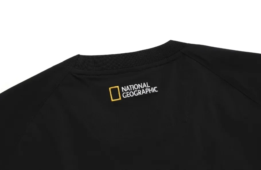 NATIONAL GEOGRAPHIC  |Street Style Long Sleeves Logo Sweatshirts