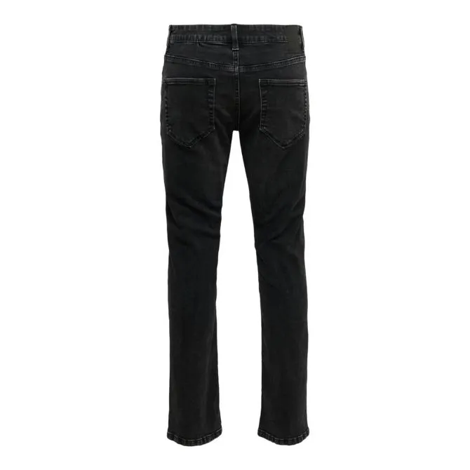 ONLY&SONS LIFE REG BLACK REGULAR FIT JEANS 22019822