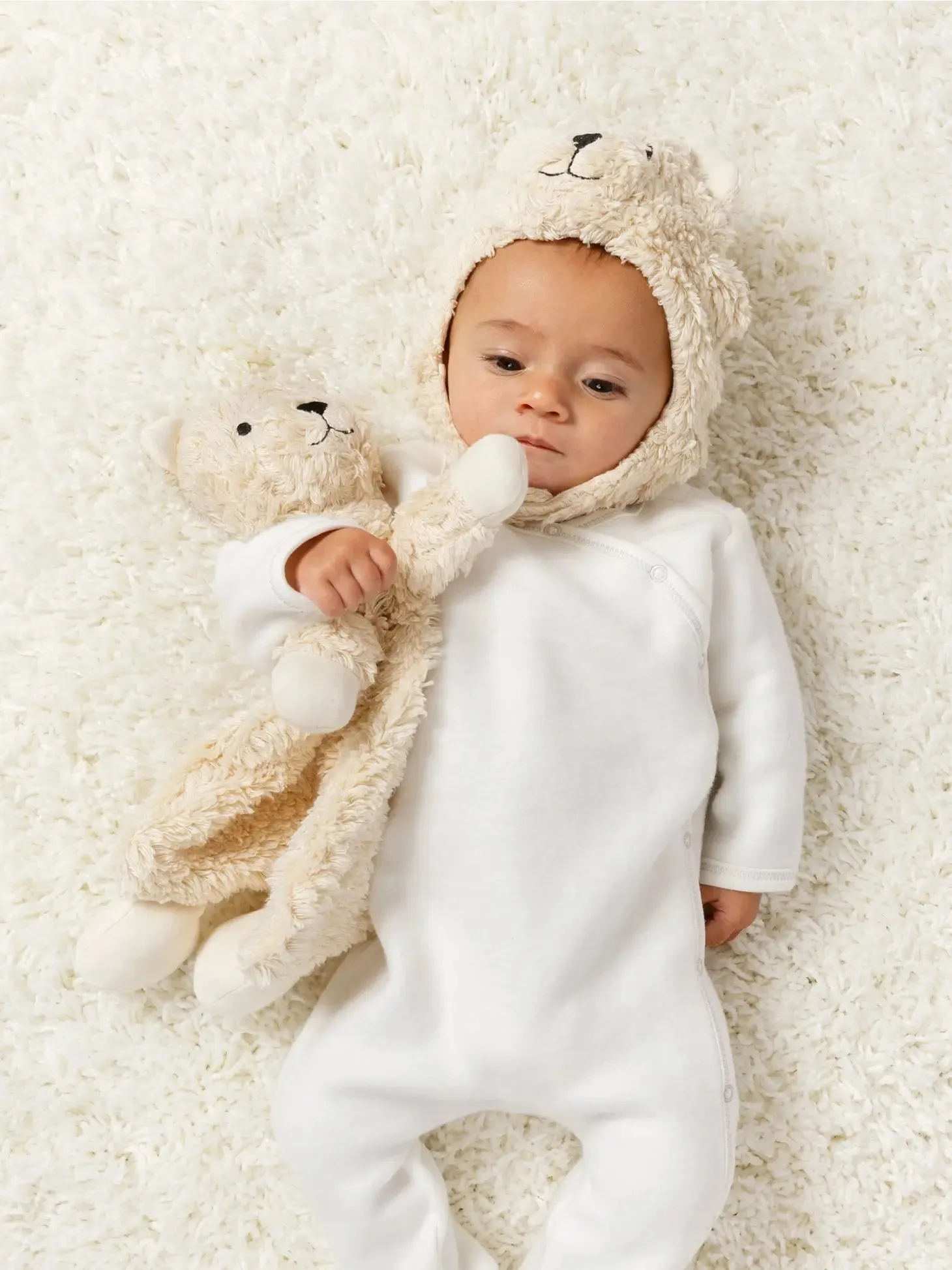 Organic Benny Snuggle Bear - Sherpa Toy