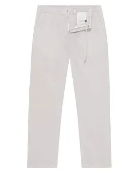 Oyster Grey Sedgwick Poplin Pants