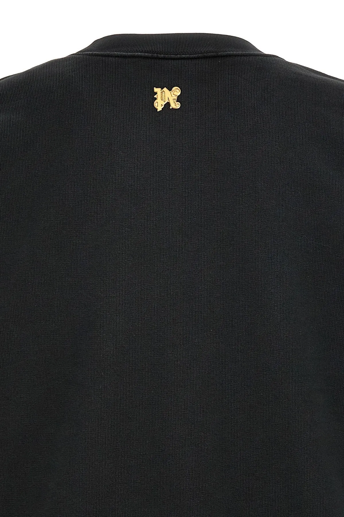 Palm Angels  |Crew Neck Pullovers Monogram Blended Fabrics Street Style