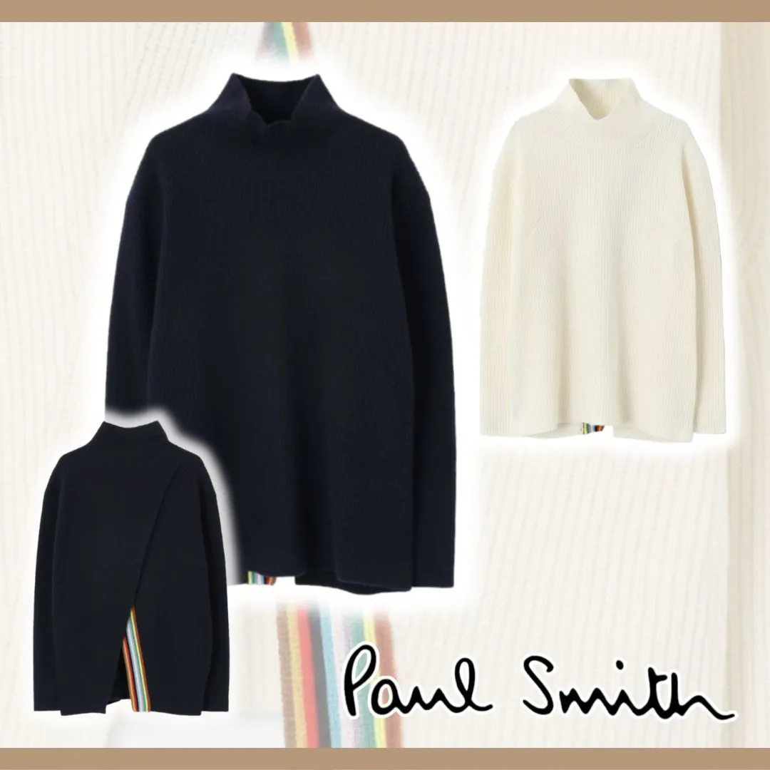 Paul Smith  |Street Style Long Sleeves Plain Long Sleeve T-shirt Logo