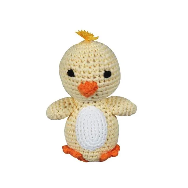 Petit Ami & Zubels Chick Crochet Rattle