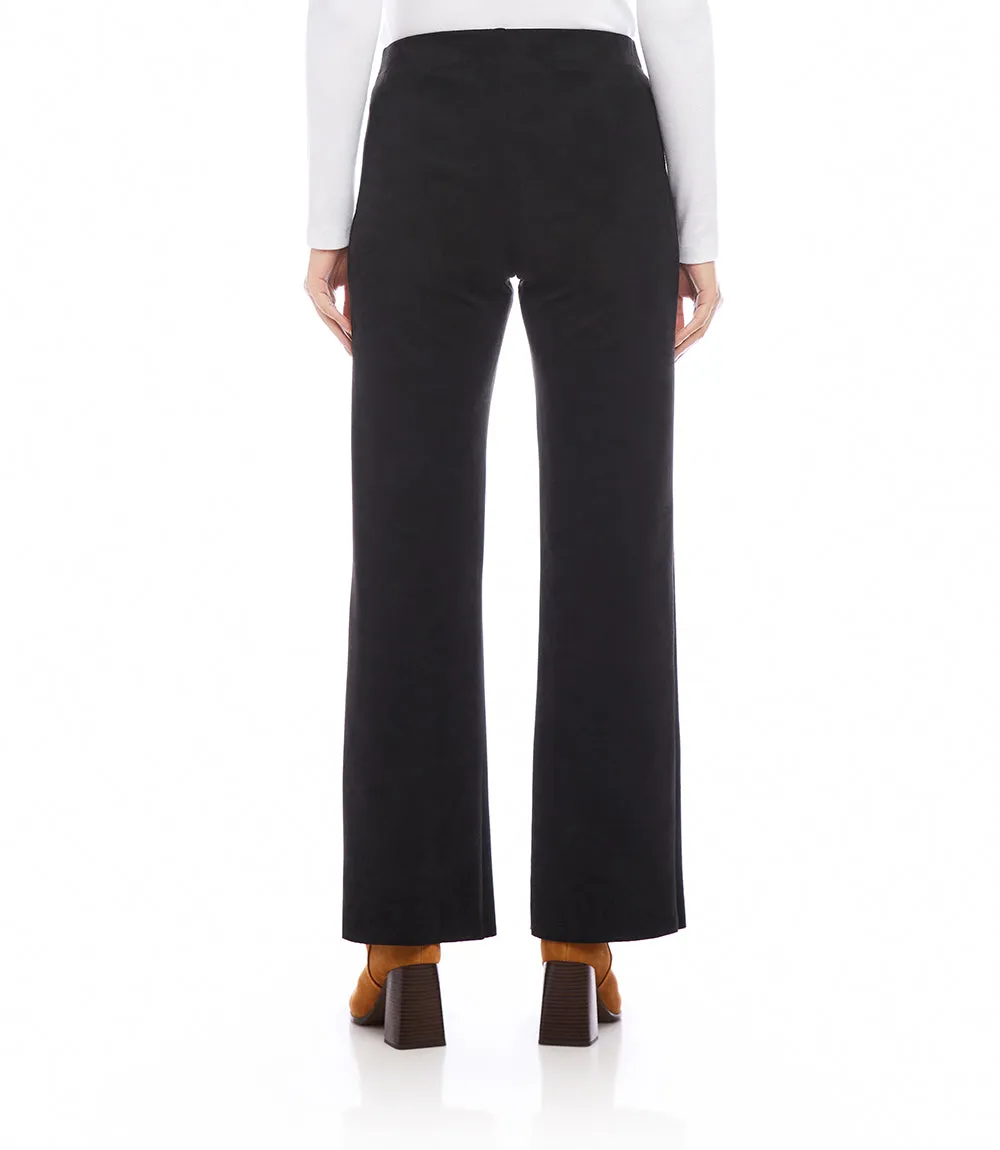 Petite Size Faux Suede Pants