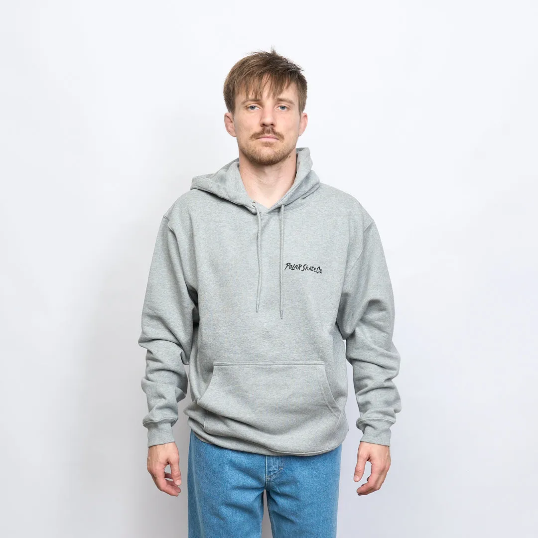 Polar Skate Co - Dave Hoodie Yoga Trippin' (Heather Grey)