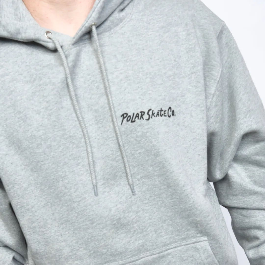 Polar Skate Co - Dave Hoodie Yoga Trippin' (Heather Grey)