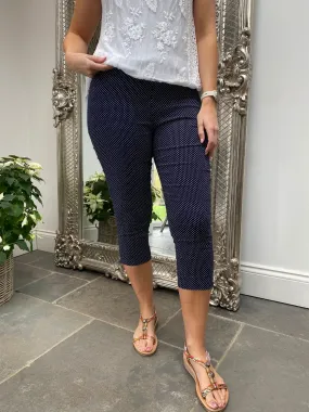 Polka Dot 3/4 Capri Trousers