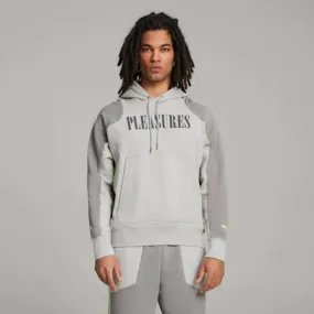 PUMA x PLEASURES Men's Hoodie | Light Gray Heather | PUMA Shoes | PUMA 