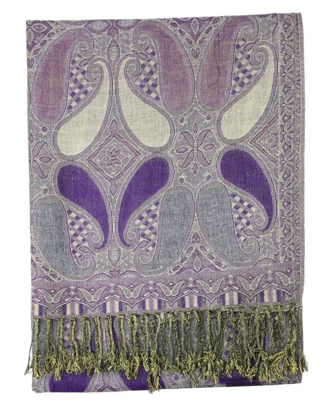 Purple Paisley Rave Pashmina