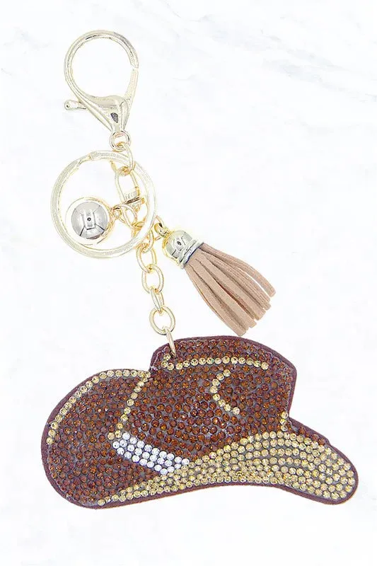 Rhinestone Cowboy Keychain