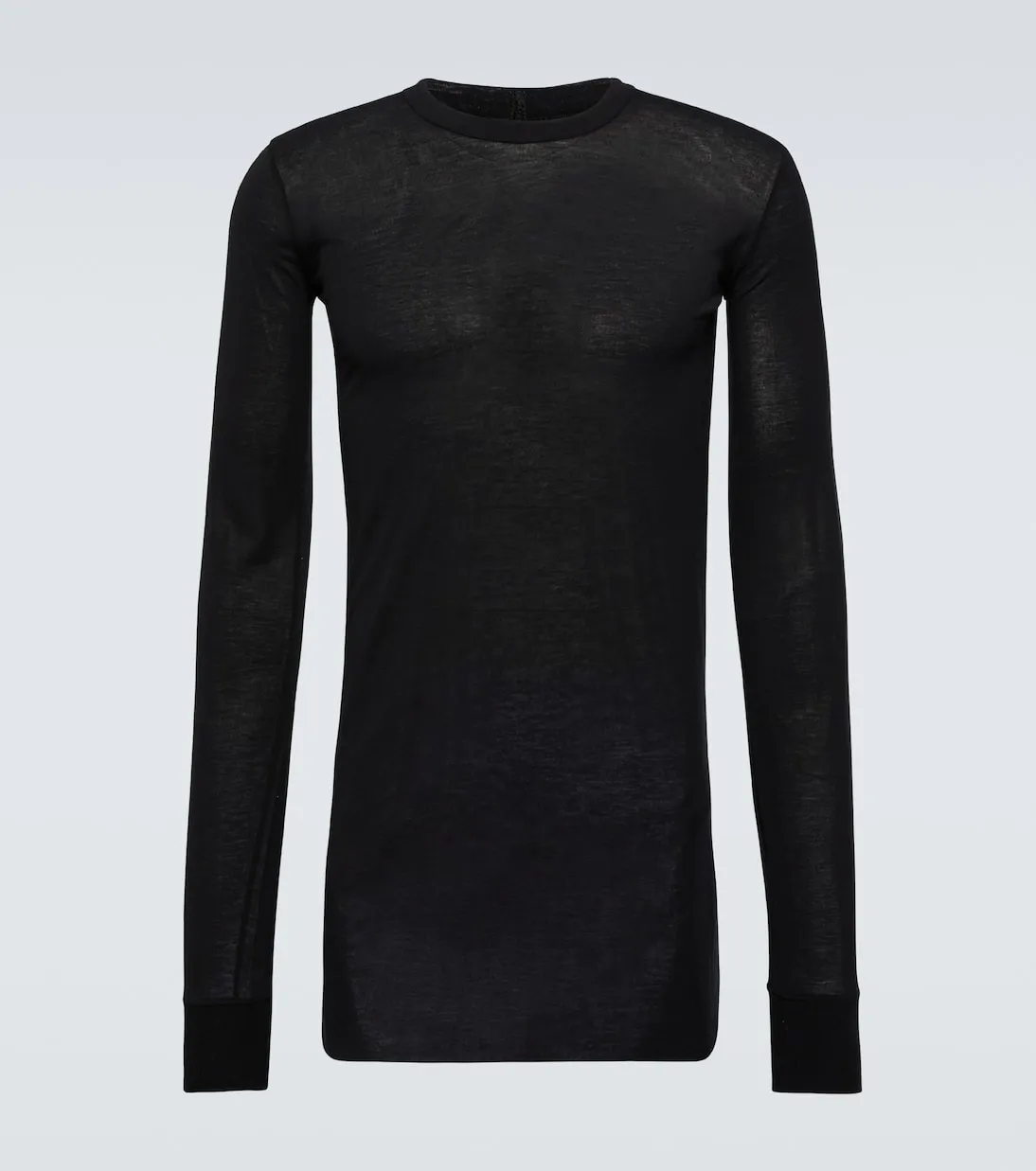 RICK OWENS  |Crew Neck Pullovers Silk Street Style Long Sleeves Plain